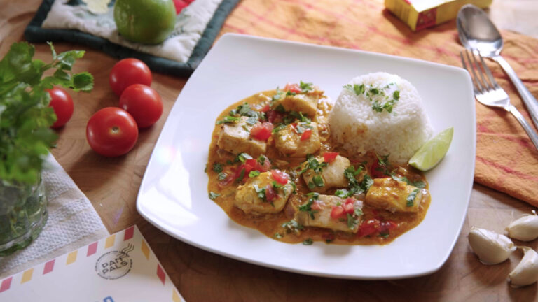 Encocado (fish stew with coconut sauce)